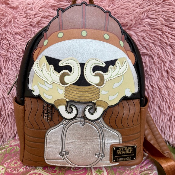 Loungefly Brown and Silver Star Wars Backpack